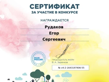Благодарственные письма и сертификаты "Петербургское наследие и перспектива"