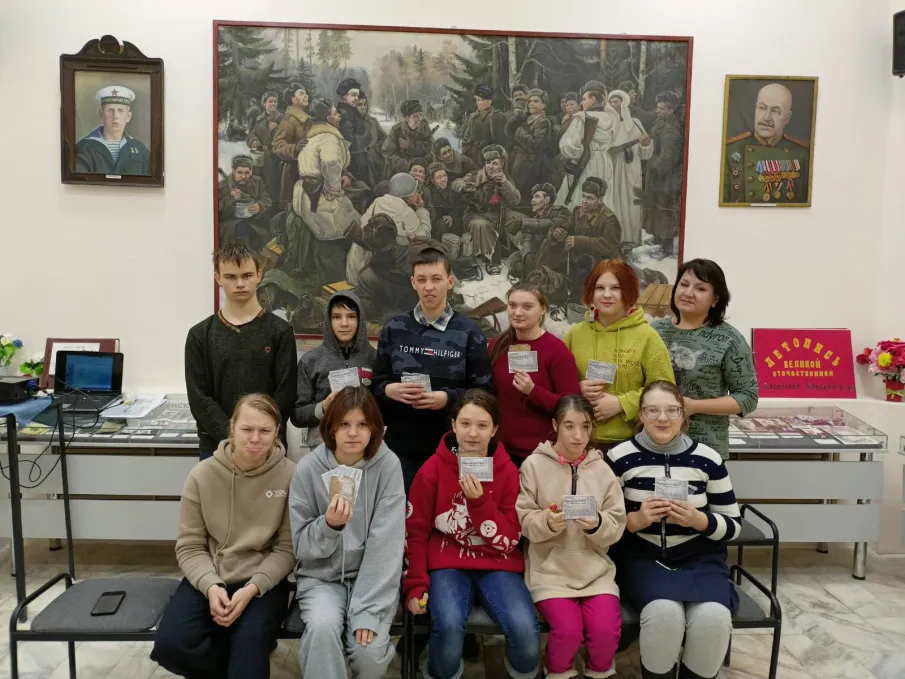 1 февраля Вачский районный историко-краеведческий музей посетили ребята из коррекционной школы – интерната. Сотрудники музея провели для ребят мероприятие «Прорыв Блокады Ленинграда», посвященное 79- ой годовщине полного освобождения Ленинграда от фашистской блокады